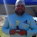 2nd Place Adult - Ryan Jones holding trophy