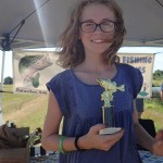 3rd Place Youth - Bella Jones holding trophy