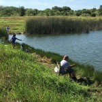 Family fishing
